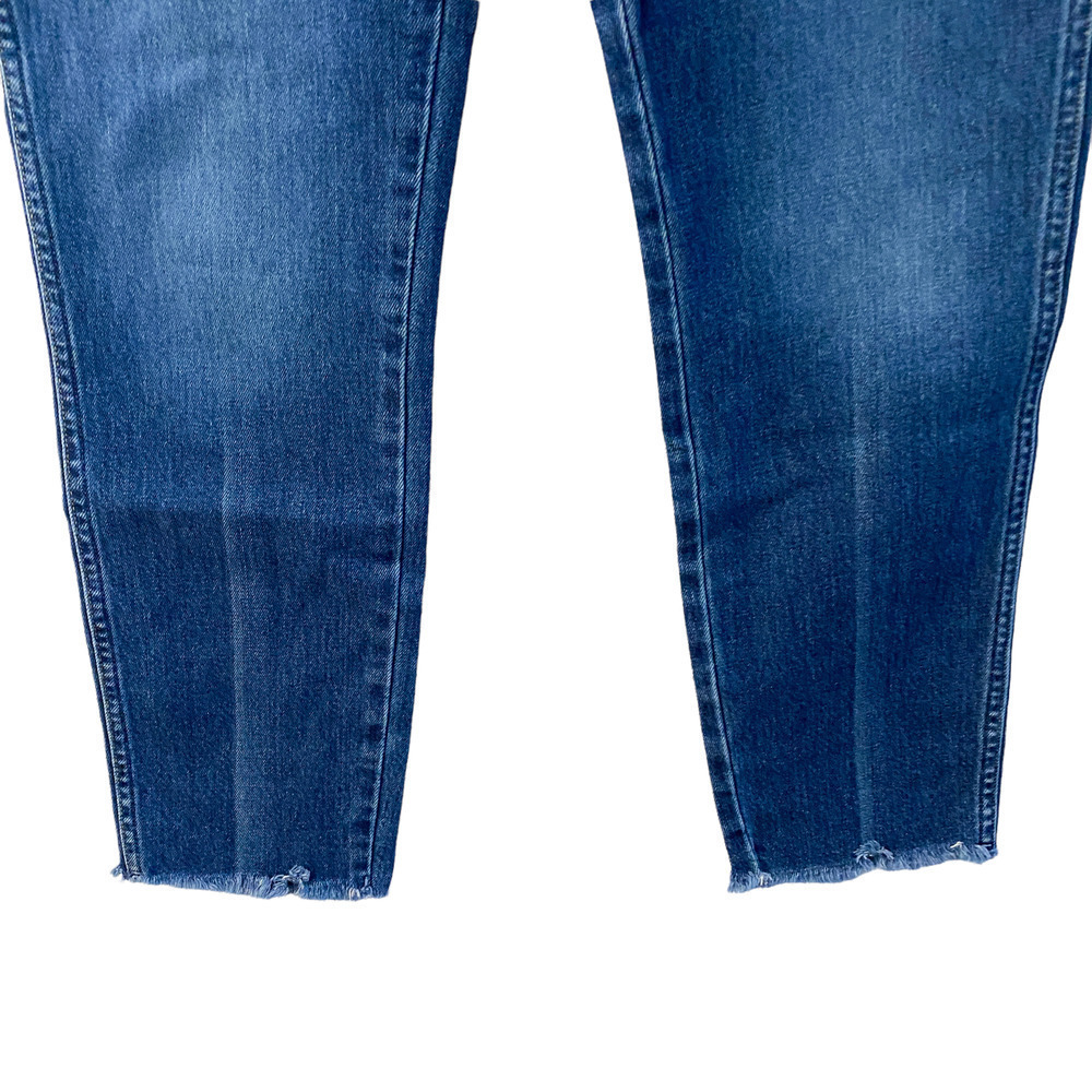 AMO Jeans stix crop mojave size 30 Skinny ankle raw hem - Picture 3 of 12